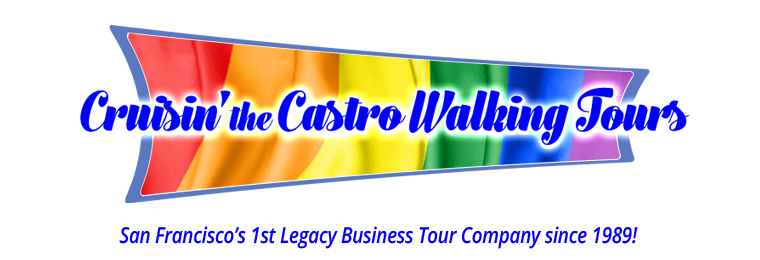 Cruisin' The Castro Walking Tours Logo and Tagline